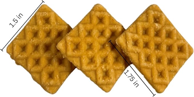 Farmland Traditions Chicken & Waffle Bites, Gluten-Free Dog Treats, Made in USA for All Breeds & Sizes, 2.5 Pound Bag