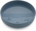 Should We Go? Dog Water Bowl - The Perfect Dish No-Spill, Less Mess Non-Tippable Water & Food Bowl, Pure Silicone with Suction Cup, Fits 2 Cups 6” Across x 1.25” Tall, Ideal for All Pets, Small-Ocean