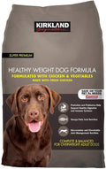 KIRKLAND SIGNATURE Healthy Weight Formula Chicken & Vegetable Dog Food 40 lb.