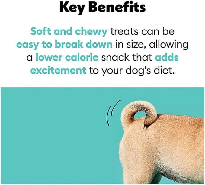 Wiggles & Wags Meaty Sticks Dog Treats, Bacon & Cheese Flavor, 6 oz with DN Essentials Bone Shaped Bag Dispenser & Roll