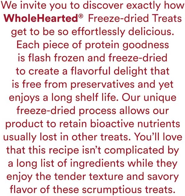 WholeHearted Beef Liver Freeze-Dried Dog Treats 9 oz.