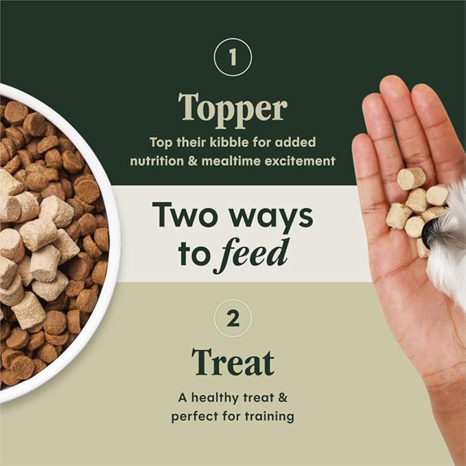 Instinct RawBoost Functional Mixers, Freeze Dried Dog Food Topper, Grain-Free, Real Beef - Multivitamin for Adults, 5.5 oz. Bag