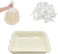 Disposable Small Animal Cage Liners, Rabbit Litter Box Lines Pet Tray Liner Bags Guinea Pig Cage Toilet Plastic Film for Bird Hamster Chinchilla Hedgehog (100 PCS, 23'')