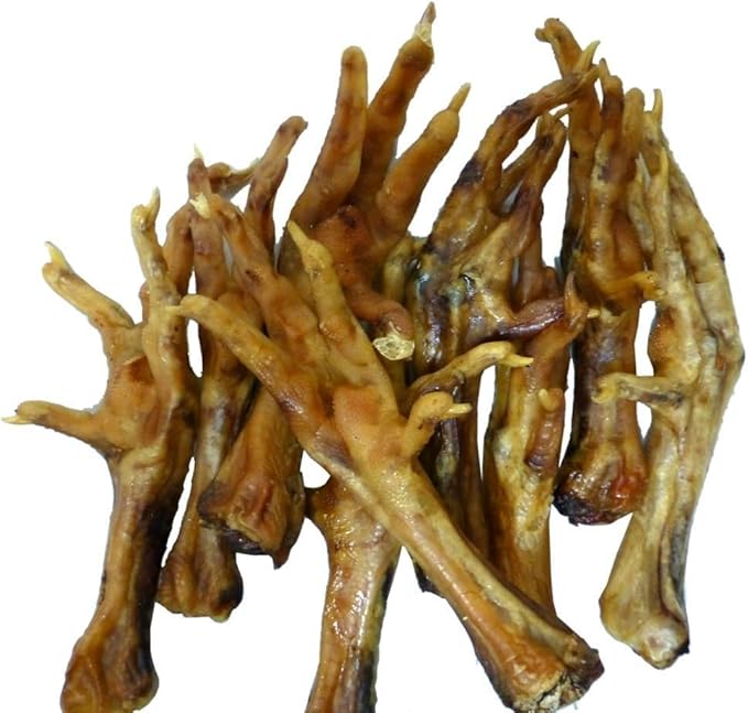 HDP Roasted Poultry Feet Dog Chew Flavor:Chicken Size:Pack of 250