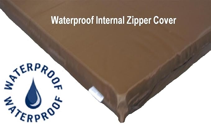 Quantity = 2 Small/Medium 34"x27"x3" Memory Foam Pad Pet Bed + External Denim Cover + Waterproof case for Dog and Cats