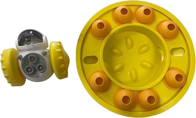 Piggy Poo and Crew Interactive Slow Feeder Games for Dogs Puppies Pigs Rabbits Cats Small Animals