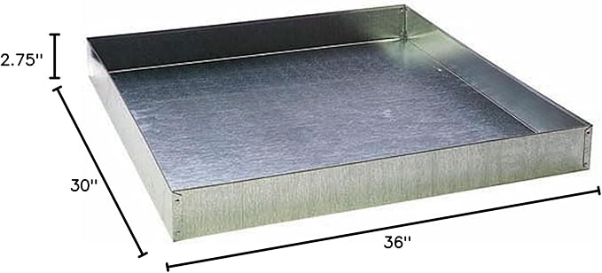 Pet Lodge® Steel Dropping Pan | Rabbit Tray Pan | Waste Bin | 36 X 30