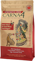 CARNA4 Air Dried Dog Food, Chicken Recipe, Quick Baked Whole Food Nutrition with Sprouted Seeds, Natural Probiotics & Enzymes, No Synthetics - 3 Pound
