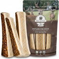 WhiteTail Naturals - Premium Split Elk Antlers for Dogs - (3 Pack Small to Medium) - All Natural, Dog Chew Bones - Naturally Shed, Cruelty-Free, Antler Chews