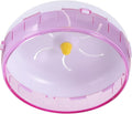 SHINEOFI Silent Hamster Wheel Plastic Exercise Toys for Small Animals Hamsters Gerbils Hedgehogs Household Pet Running Wheel 6.88In Pink 翻译：SHIN
