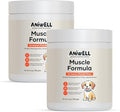 Muscle Formula for Dogs – Hip and Joint Supplement with Glucosamine for Dogs, & Green Lipped Mussel | Ashwagandha & Shilajit | Dog Joint Supplement for Small, Medium & Large Dogs (Pack of 2)