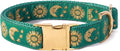 waaag Pet, Moons Stars Suns Dog Collar Cat Collar, Multiple Designs Crescent Celestial Dog Cat Collar Leash Harness Small (Pack of 1)