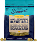 Stewart Raw Naturals Freeze Dried Raw Dog Food or Meal Topper, Chicken & Vegetables Recipe, 8 Ounce Bag, Complete and Balanced Nutrition