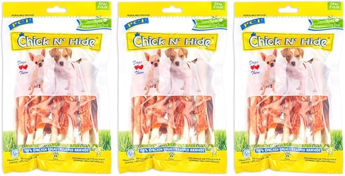 PCI - Pet Center Inc - Chick N Hide Dog Treats - 3 Packs