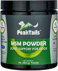 KALA HEALTH PeakTails MSM Powder for Dogs – 1 lb, Pure Organic Sulfur, Supports Joint Health, Mobility & Comfort – US-Sourced MSM, Flavorless Powder