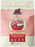 Redbarn Whole Grain Adult Dry Dog Food Kibble - Land Beef Recipe - Made in USA No Chicken Recipe with Functional Ingredients to Support Healthy Heart, Skin, Coat, Immunity & Digestion - 22lb