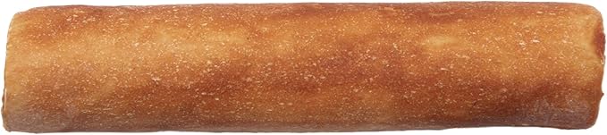 Wild Eats Water Buffalo Flavor Collagen Retriever Style Cheek Rolls 5" Dog Chews-4 Pack (Long Lasting Dog Chews Treats & Bones for Medium Dogs) Substitute for Pig Ears for Dogs