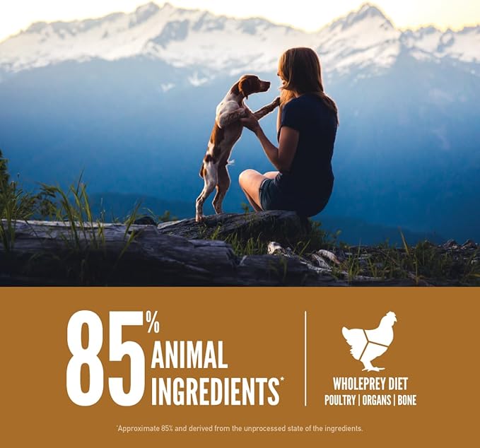 ORIJEN Grain Free High Protein Dry Dog Food Puppy Recipe 4.5lb Bag