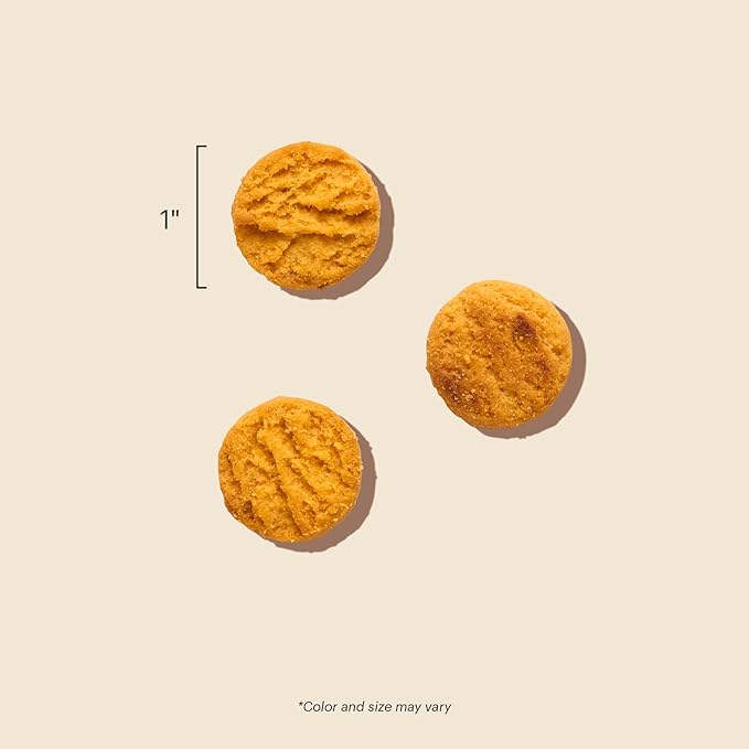 The Honest Kitchen Human Grade Dog Treats Cheddar Biscuits, 3.5 oz Pouch