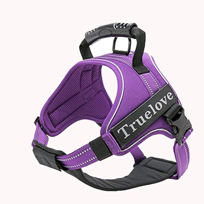 TRUE LOVE Dog Harness No-Pull Reflective Stitching Ensure Night Visibility Outdoor Adventure Big Dog Harness Perfect Match Puppy Vest TLH5753 Now Available in 6 Colors 6 Sizes