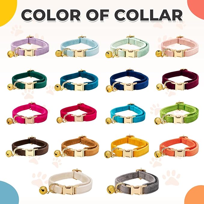 Personalized Cat Collar Custom Engraved with Name - Adjustable Cat Collar & Leash Set with Phone Number, Custom Cat Collar Chain, Unique Gift for Your Cat