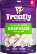 American Sourced Beefhide Bones 4-5" Dog Chew Treats - Natural Flavor, 22 Count/1 Pack