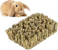 Rabbit Grass Bed Timothy Hay Bunny Mat – Natural Chewable Pet Nest for Rabbits, Guinea Pigs, Hamsters – Safe, Organic