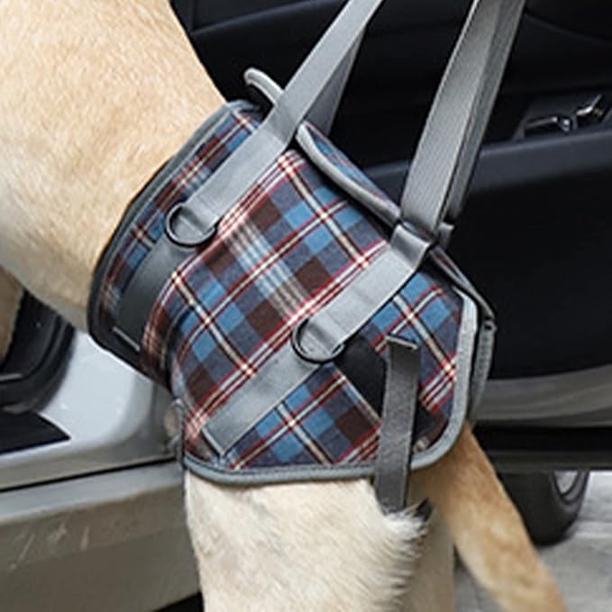 Dog Lift Harness, Adjustable Rear Leg Support Sling with Breathable Polyester, Mobility Aid for Disabled and Senior Dogs (XL (30‑40kg / 66.1‑88.2lb Recommended))