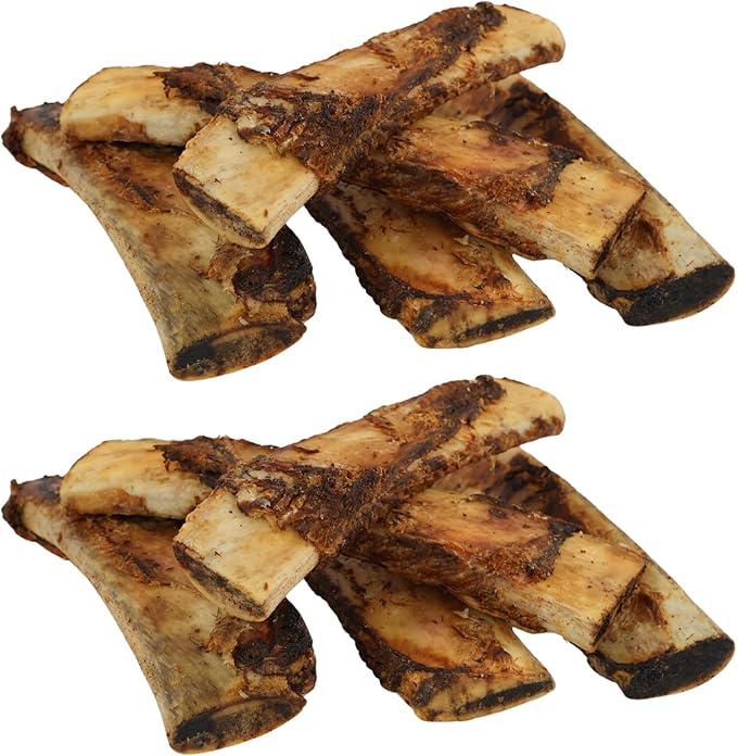TREATOPIA Adventure Tail Wagger Dog Bones, 10-Pack 8–10" Beef Rib – Long-Lasting Natural Chews for Medium & Large Dogs, USA Made, Single Ingredient, Hand-Trimmed, Slow-Roasted, No Additives or Fillers