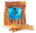 Sitka Farms Beef Split Trachea Canoe 6" - 20 Pieces - Dental Health Treat - Bone and Chews - 100% Natural Premium Dog Treat Long Lasting for Medium Large and Small Dogs