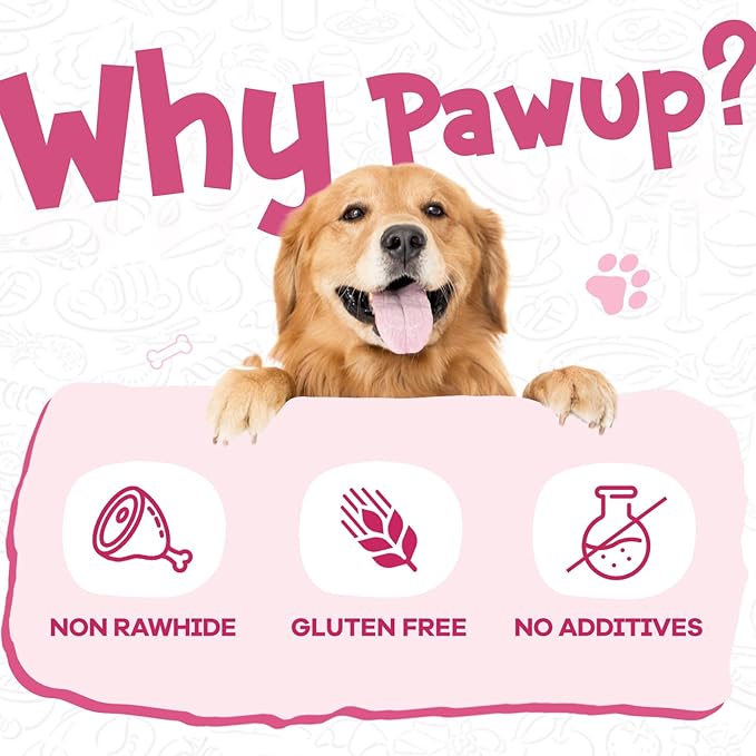 PAWUP Duck Wrapped Dog Bones, Digestible Soft-Core Bones, Natural Teeth Clean, Rawhide-Free, Healthy Dog Chews for Small Dogs, 12.5 oz