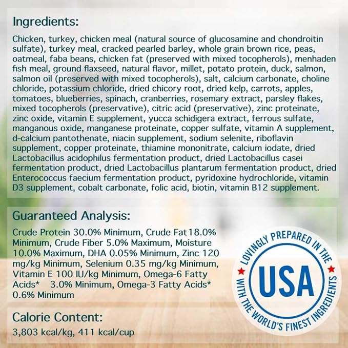 Chicken Soup for the Soul All Natural Premium Dry Puppy Food, Real Meat First Ingredient, No By-Products, Supports Brain Development & Strong Bones & Teeth, Chicken, Turkey & Brown Rice, 4.5lb