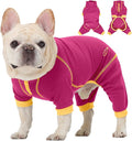 ROZKITCH Cat Overgrooming Suit, Allergy Suit Soft Cat Fleece Coat Turtleneck Keep Pet Warm During Cold Days Comfortable for Indoor use Body Suit Rosered 2XL