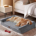 BFPETHOME Dog Beds for Large Dogs, Orthopedic Dog Bed for Medium Large Dogs,Big Waterproof Couch Pet Bed with Removable Washable Cover