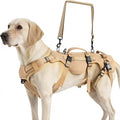 PUPTECK Dog Lift Harness for Medium Large Sized Dog, Rehabilitation Sling for Hind Leg Support, Multifunctional Mobility Assistance Harness for Old, Disabled, Joint Injuries, Paralysis Dogs, Brown L