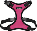 Voyager Step-in Pet Harness - All Weather Mesh, Adjustable Step in Harness for Cats and Dogs by Best Pet Supplies - Fuchsia/Black Trim, XL