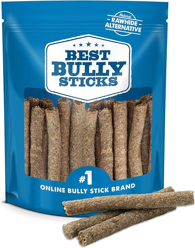Premium Real Beef Snap Sticks - 20 Count (Pack of 1) - 100% Natural, No Additives, USA Packed, Easy to Digest, Rawhide-Free, High Protein, Great for Puppy Training