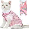 cat Recovery Suit Soft Cat Surgery Recovery Suit Female Cat Onesie for Cats After Surgery,Cone E-Collar Alternative Anti-Licking Protective Outfit Pet Surgical Recovery Pajama Suit