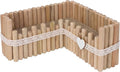 Hamster Cage Sprays Flower Foraging Holder - Natural Wood Feeding Stand, Small Pet Habitat Accessories for Hamsters Mouse Guinea Pig Dwarf Gerbils Syrian Mice (Lace - L Shape)