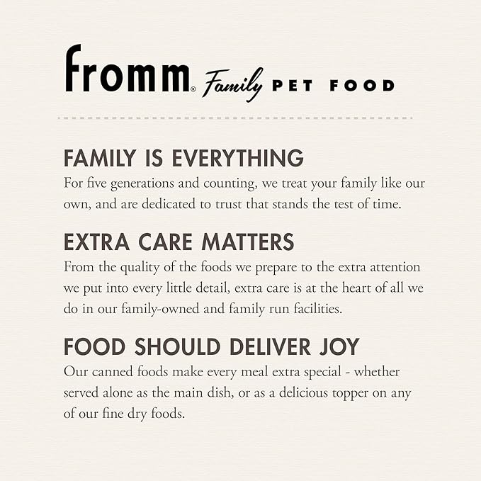 Fromm Seafood Medley Pate Dog Food - Premium Wet Dog Food - Salmon Recipe - Case of 12 Cans