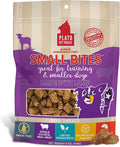 Plato Pet Treats Small Bites - Air-Dried Training Treats for Dogs - Supports Healthy Digestion - Limited Ingredients - Lamb 6oz