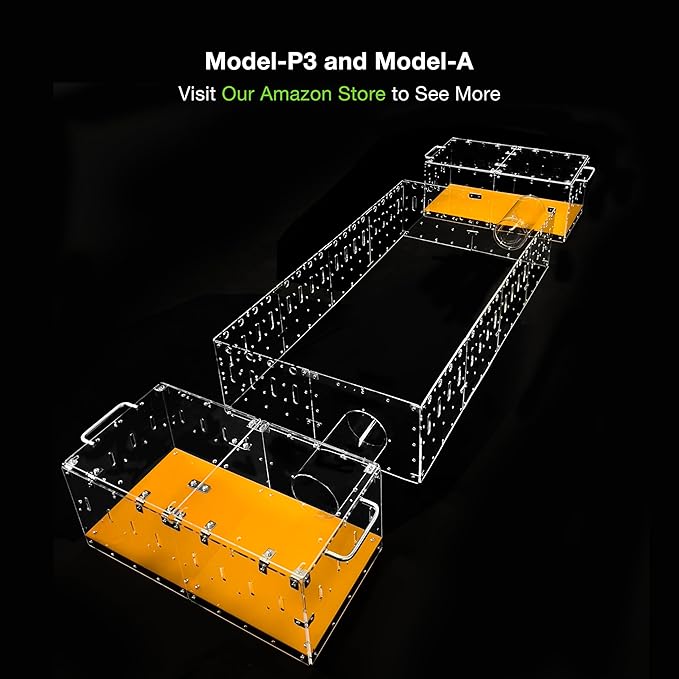 GuineaLoft™ Acrylic Cage (Model-A) - Large 4x2ft Expandable C&C Cage for Guinea Pigs, Rabbits, Button Quails, Hedgehogs, Small Animals that Need Roaming Space - Visit Our Store to See More