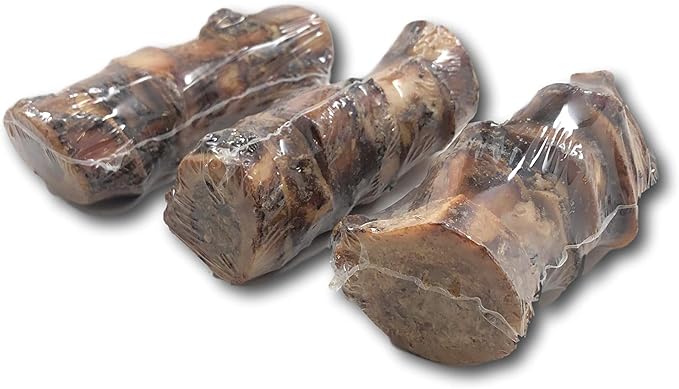 Top Dog Chews Premium - Made in The USA - Dog Bones with Bone Marrow - Long Lasting Natural Beef Femur Chews - Best for Small Dogs - Shrink Wrapped for Freshness. (18 Slices (3 Pack of 6))