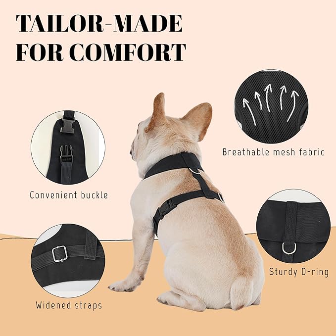 AVERYDAY Dog Tuxedo for Wedding Outfit, Dog Suit and Tie Costumes for Birthday, Halloween, Cosplay, Christmas Party, Pet Formal Wear with Bowtie, Tux for Medium Large Dogs, Bulldog, Labrador, Husky