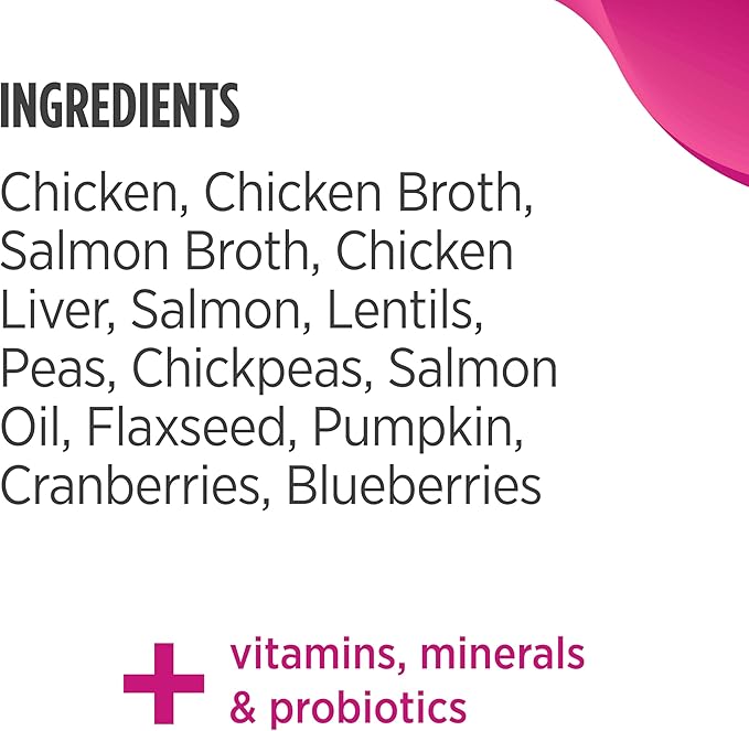 Nulo Grain-Free Chicken, Salmon, & Lentils Recipe Wet Canned Dog Food for Puppies, 13 Ounce, 12 Cans