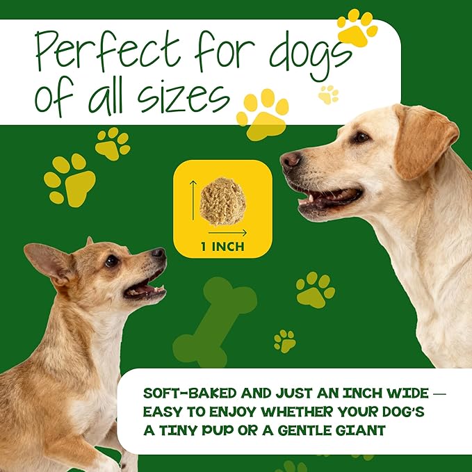 DAWG'S CHOICE Soft & Chewy Dog Treats, Cheese & Bacon Snacks for Dogs, Dog Treats Made in USA, Human Grade, All-Natural Ingredients, High Value Training Treats,- for Small, Medium & Large Dogs