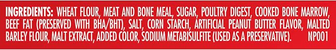 Milk-Bone MaroSnacks Dog Treats, Peanut Butter, 40 Ounce with Real Bone Marrow and Calcium (Pack of 2)