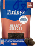 Finley's Salmon Hearty Bites, Soft & Chewy Treats for Dogs, Nutrient Packed, Sweet Potato & Flax Seed,12oz, 1 Pack