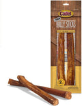 Cadet Bully Sticks for Large Dogs, All-Natural Beef Pizzle, Rawhide-Free Long-Lasting Dog Chews for Aggressive Chewers, Extra-Thick, 2 Count