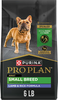 Purina Pro Plan Small Breed High Protein Dog Food Dry Shredded Blend Lamb and Rice Formula - 6 lb. Bag